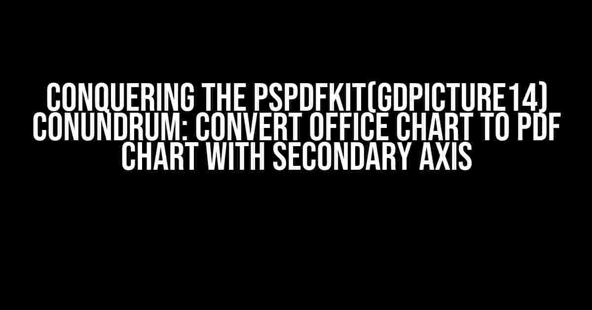 Conquering the PSPDFKit(GdPicture14) Conundrum: Convert Office Chart to PDF Chart with Secondary Axis