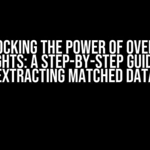Unlocking the Power of Overlap Weights: A Step-by-Step Guide to Extracting Matched Data